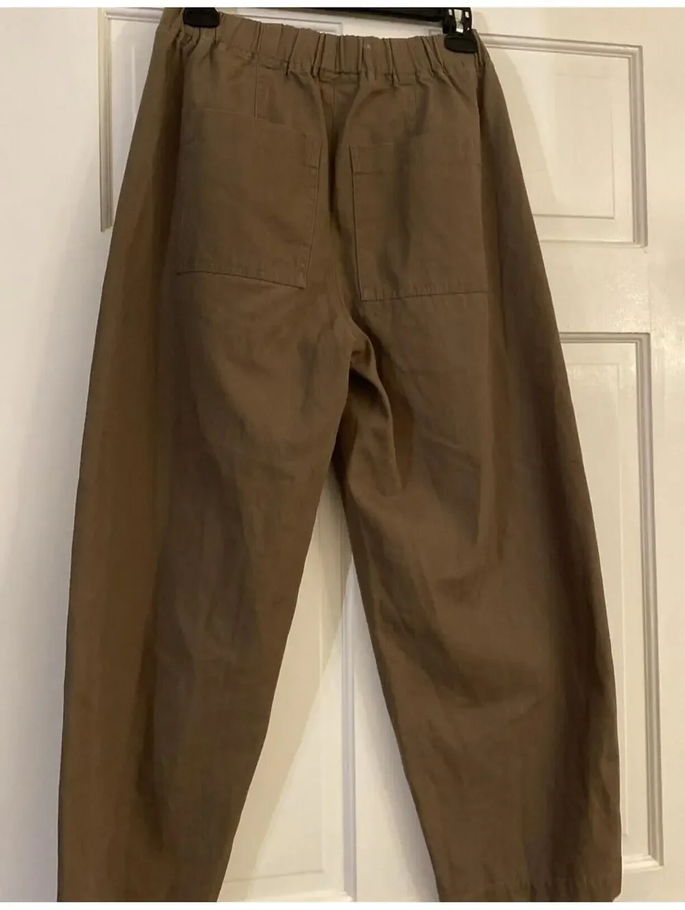 Barrel Leg Mid-Rise Baggy Pull-On Pants - Universal Thread XS Women’s - Picture 4 of 4